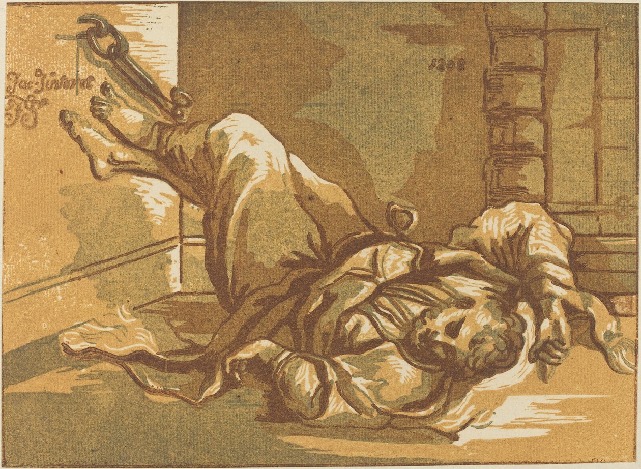 Człowiek w kajdanach autorstwa John Skippe after Jacopo Tintoretto