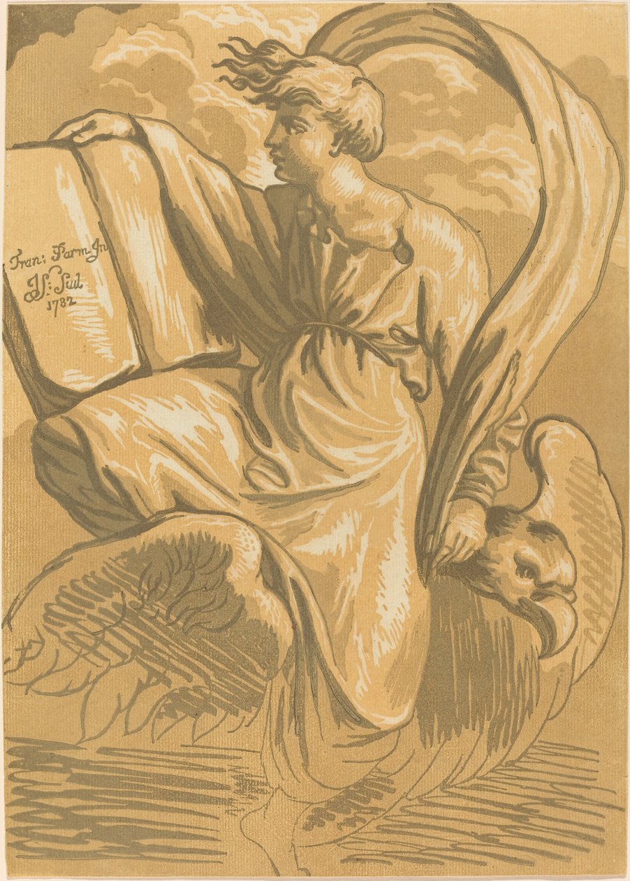 Św. Jan Ewangelista autorstwa John Skippe after Parmigianino