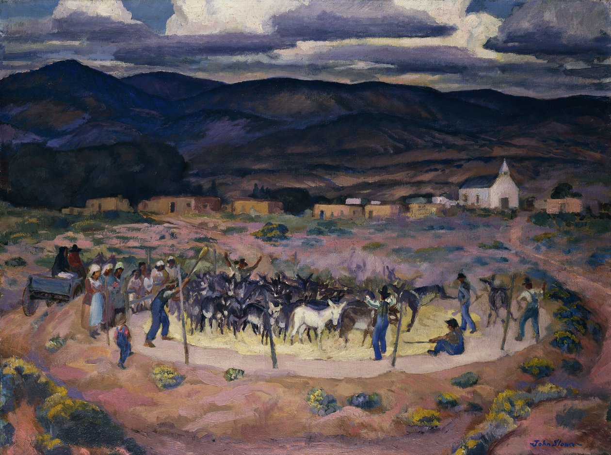 polidor de debulha de burros autorstwa John French Sloan