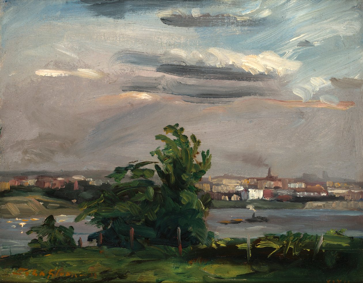 Coytesville na Palisadach autorstwa John French Sloan