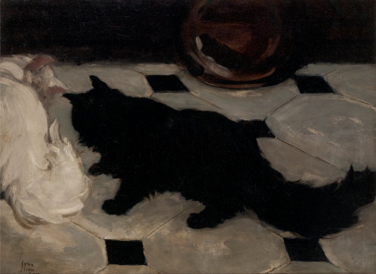 Koty Greena autorstwa John French Sloan