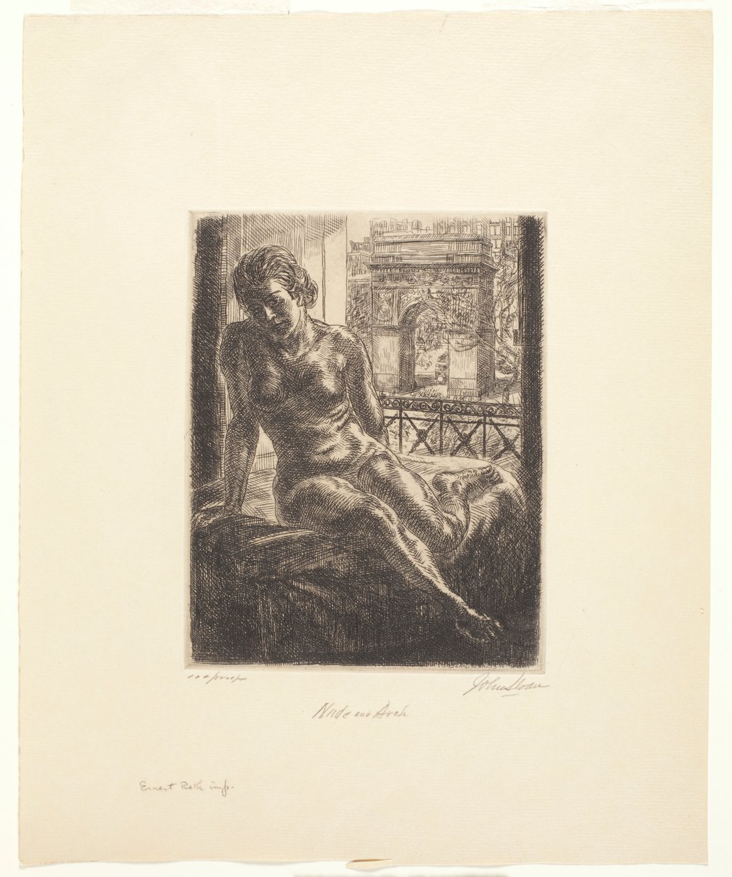 Nagość i Łuk autorstwa John French Sloan