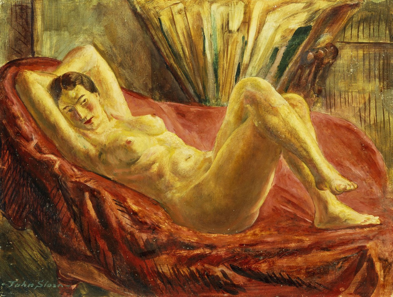 Etui na akt i portfolio autorstwa John French Sloan