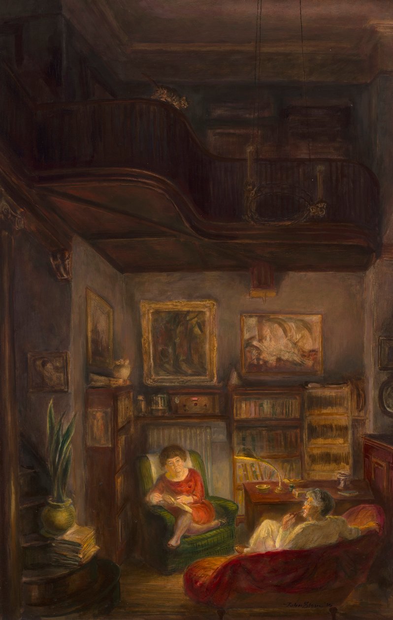 Nasz kącik pracowni autorstwa John French Sloan