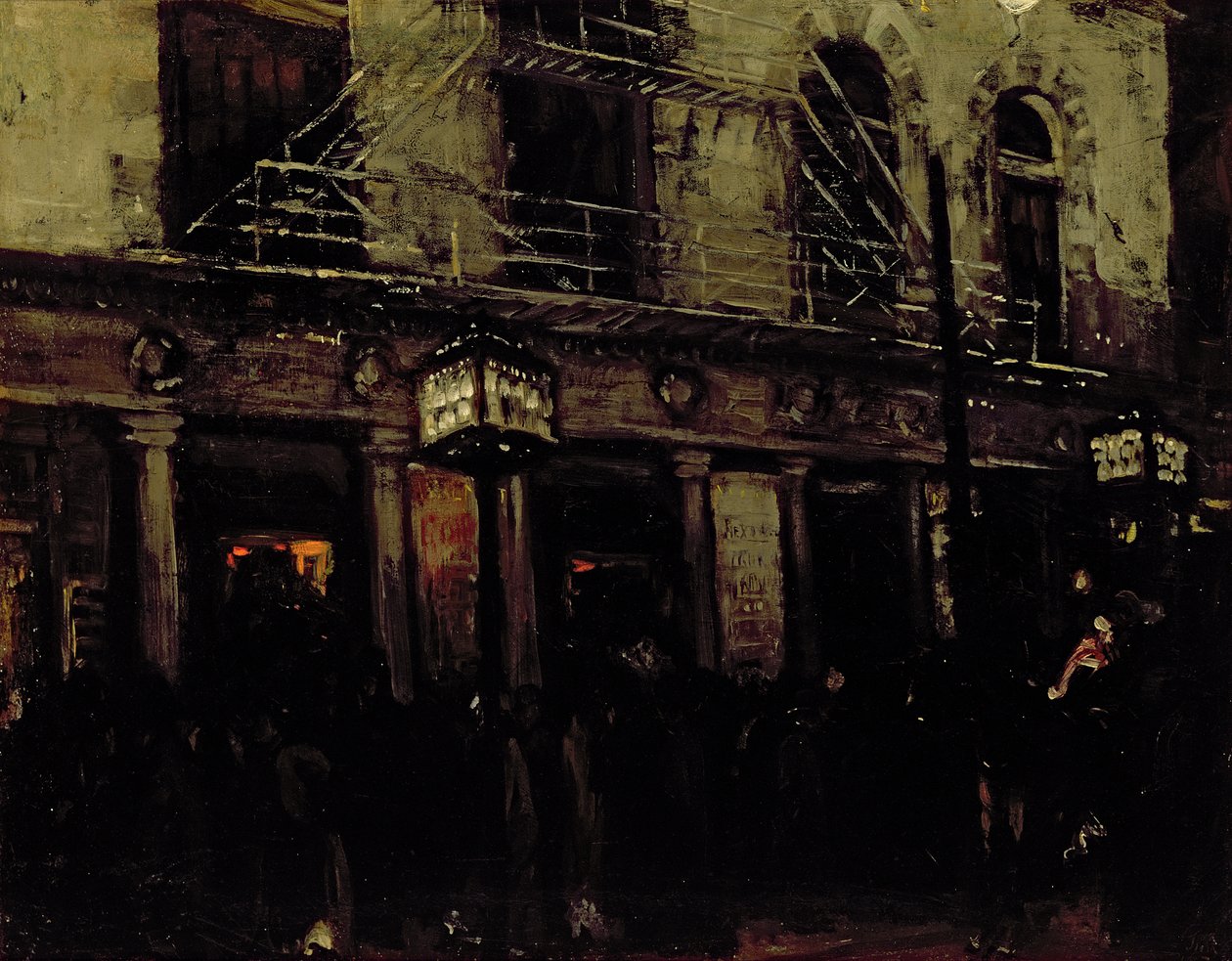 Walnut Street Theatre, polonês da Filadélfia autorstwa John French Sloan