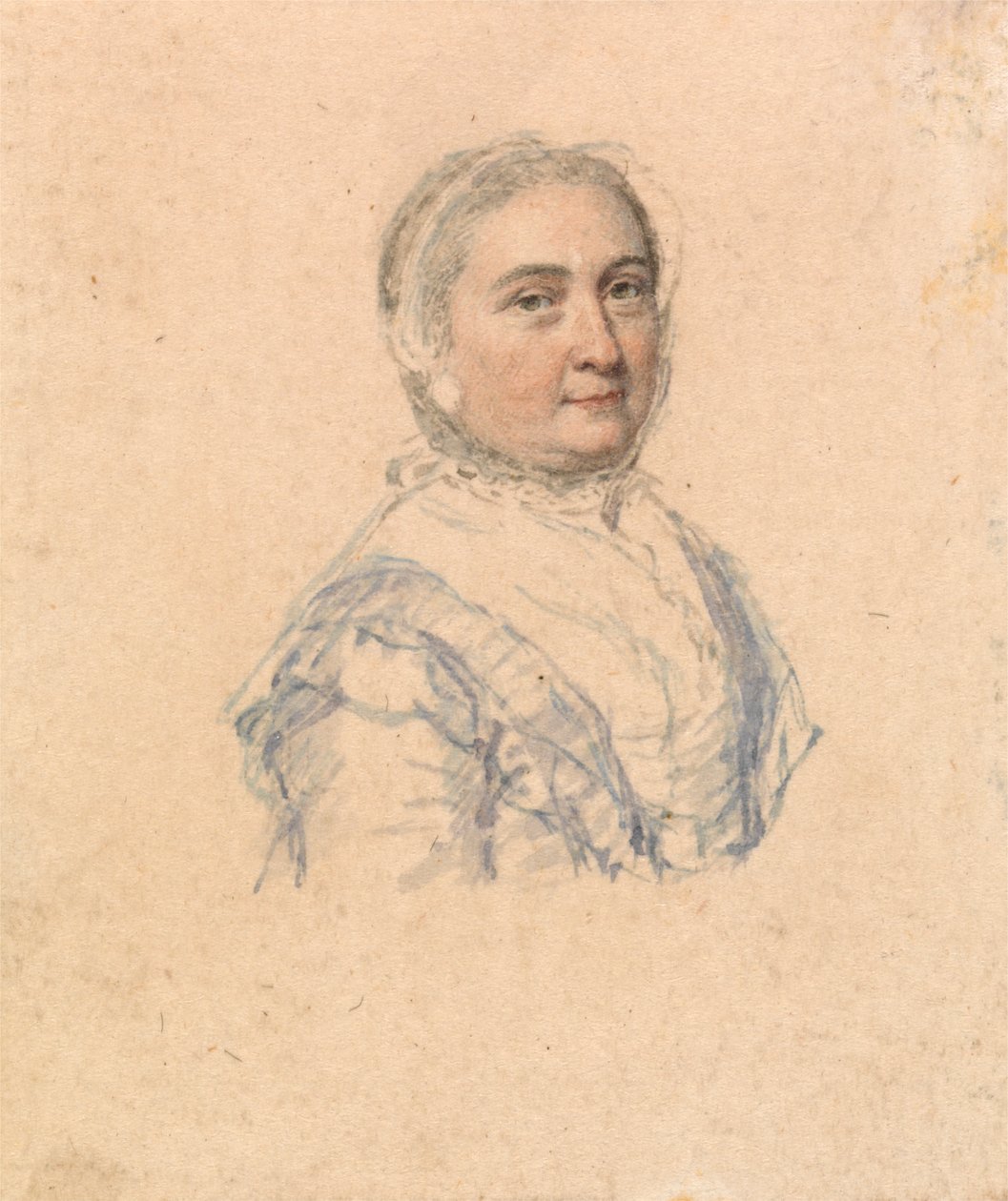Portret kobiety wzięty z życia, zwrócony w prawo autorstwa John Smart