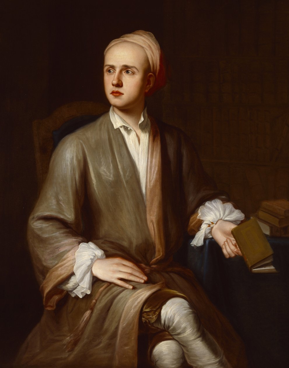 Edward Nightingale, ok. 1722-24 (olej na płótnie) autorstwa John Smibert