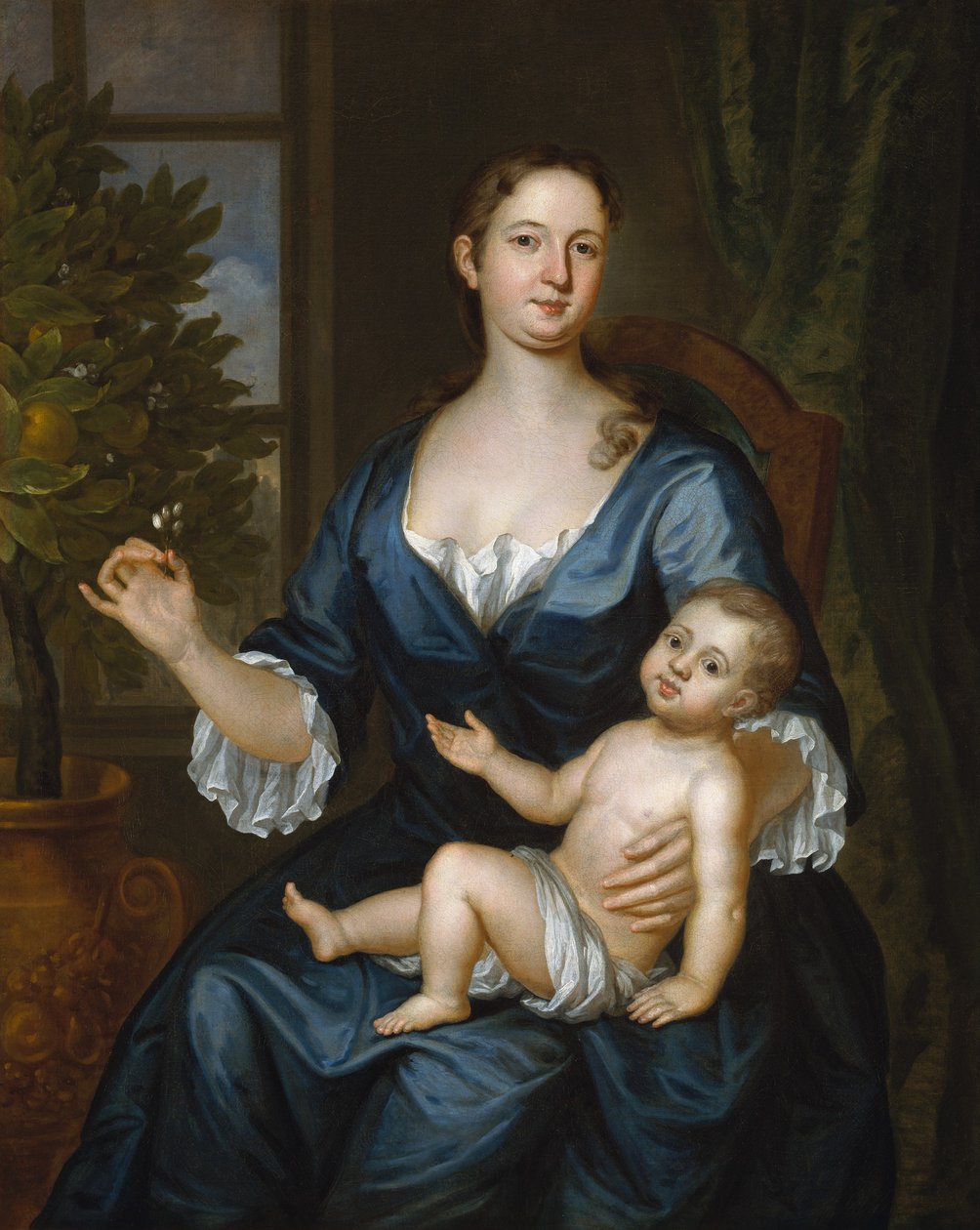 Pani Francis Brinley i jej syn Franciszek, 1729. autorstwa John Smibert