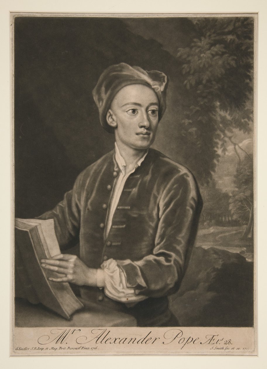 Alexander Pope autorstwa John Smith