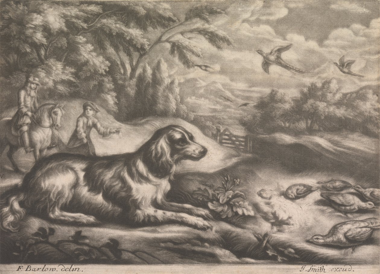 Cão de caça e faisão polonês autorstwa John Smith