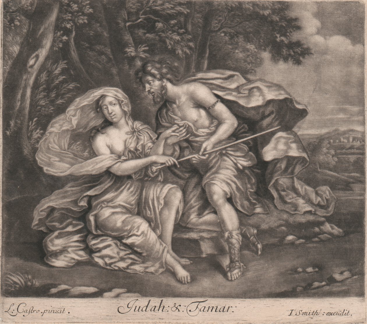 Juda i Tamar autorstwa John Smith