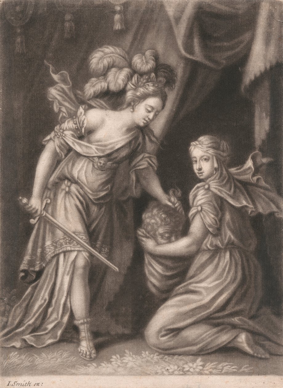 Judyta z głową Holofernesa autorstwa John Smith