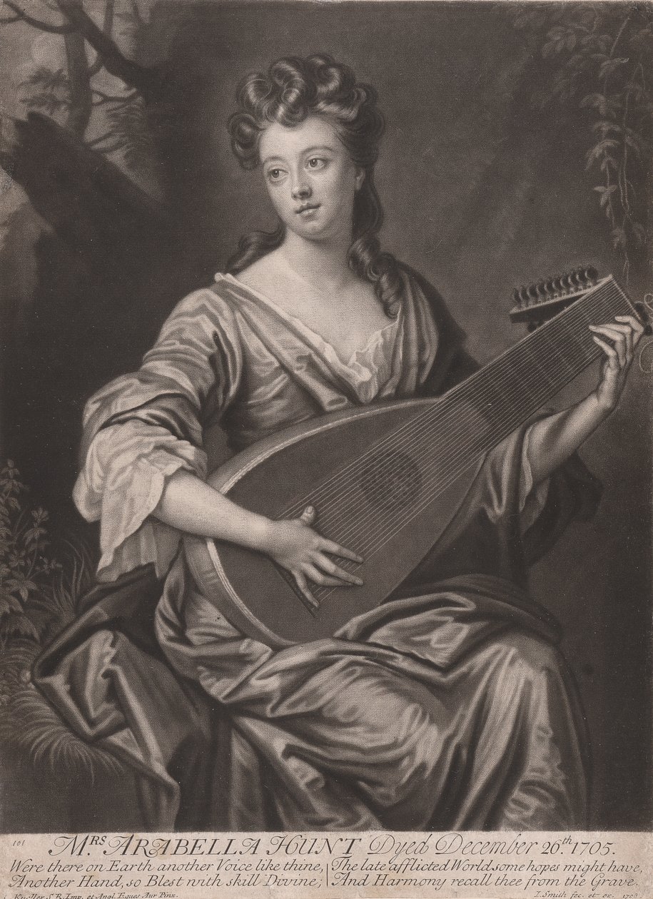 Pani Arabella Hunt autorstwa John Smith