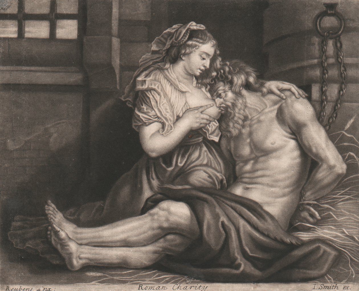 Dobroczynność rzymska autorstwa John Smith