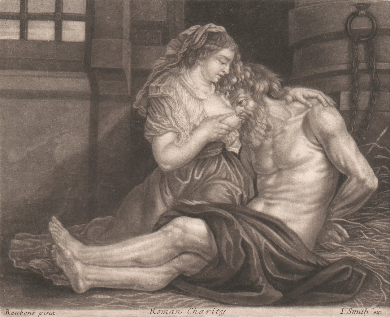 Dobroczynność rzymska autorstwa John Smith