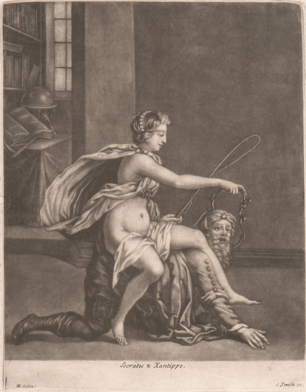 Sokrates i Xantippe autorstwa John Smith