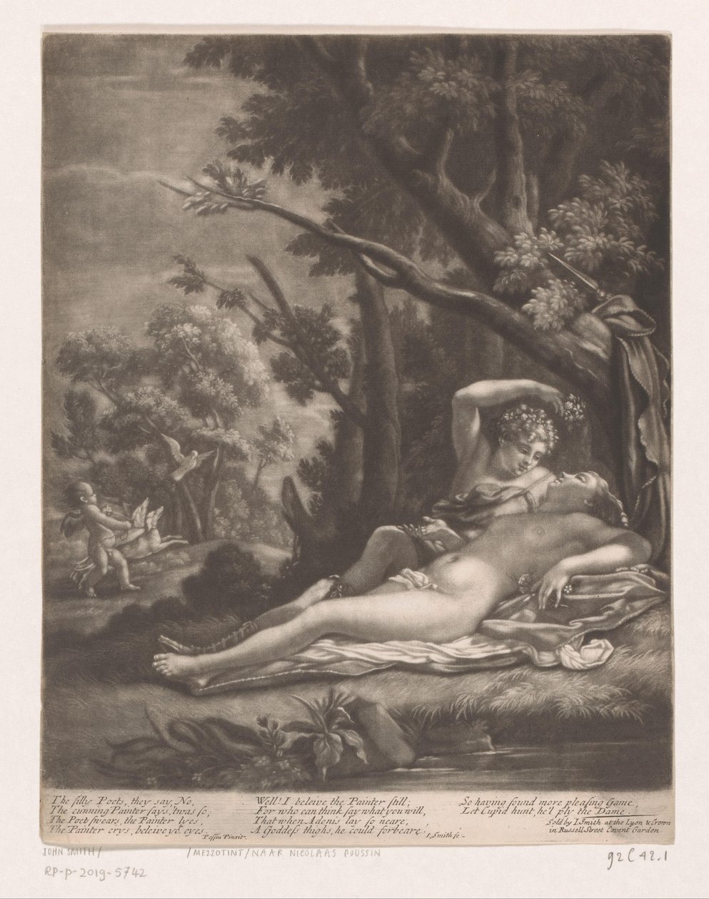 Wenus i Adonis autorstwa John Smith