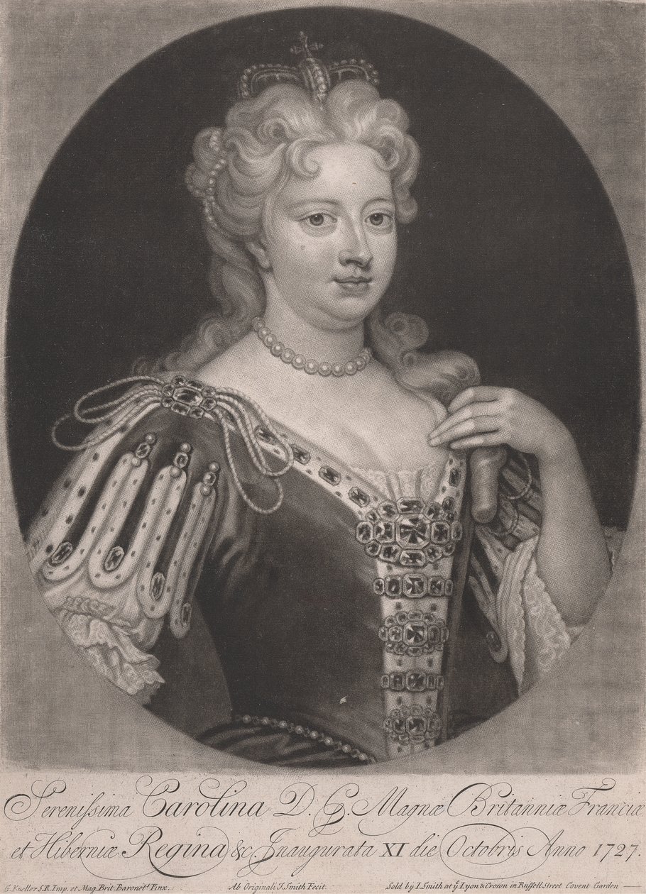 Wilhelmina Charlotte (Królowa Karolina) autorstwa John Smith