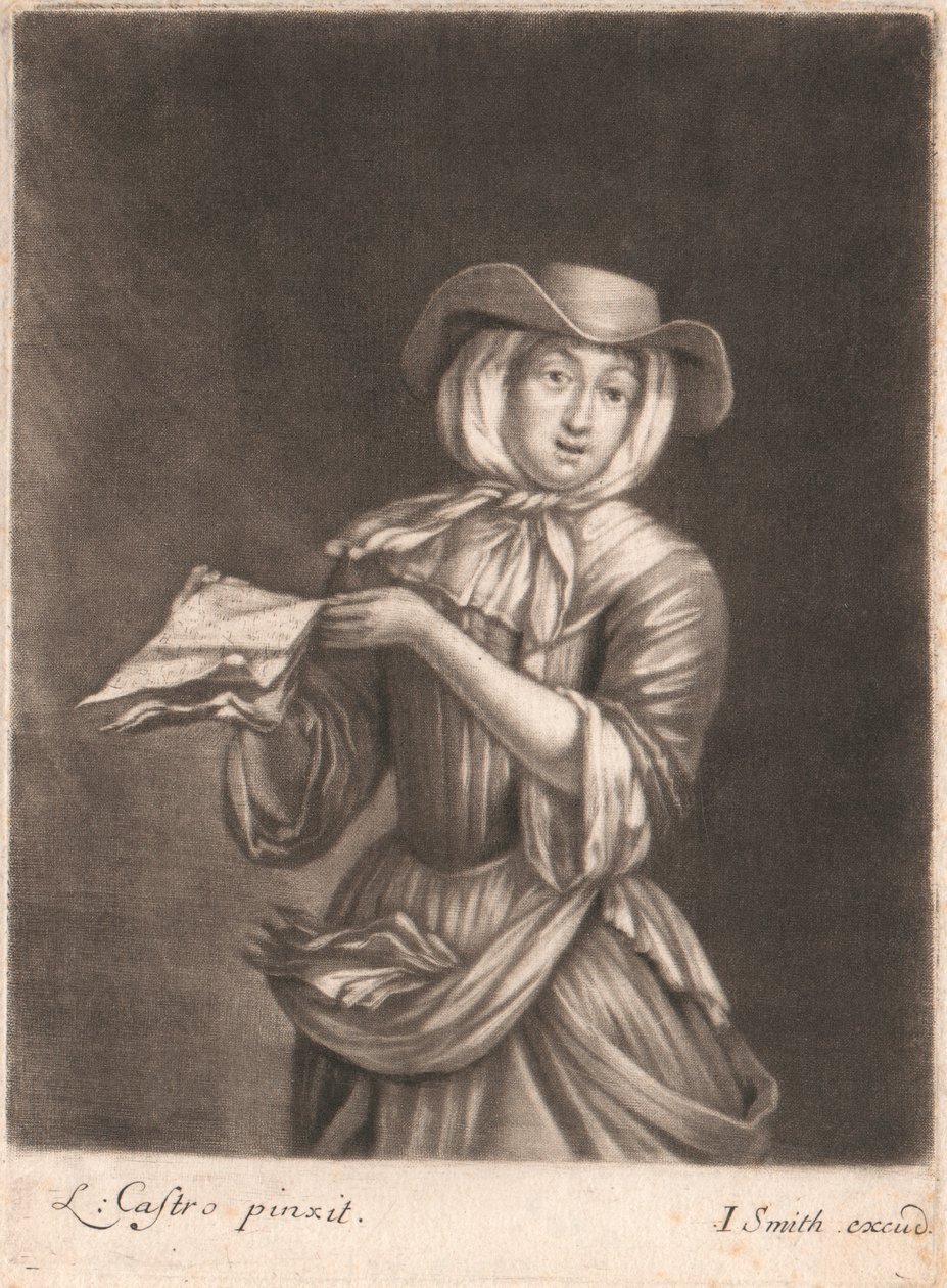 Kobieta Sprzedaje Muzykę autorstwa John Smith