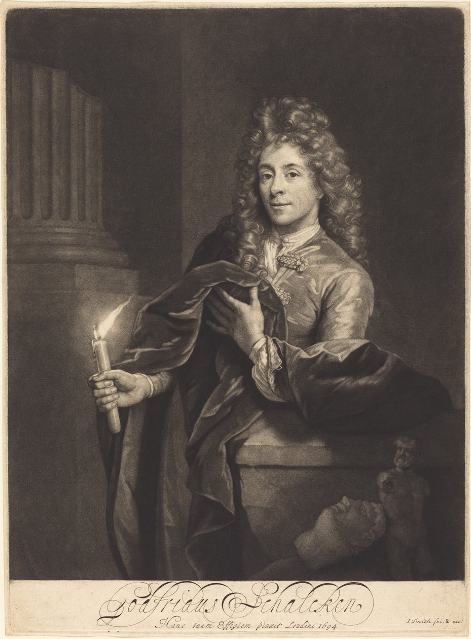 Godfried Schalcken autorstwa John Smith after Godefridus Schalcken