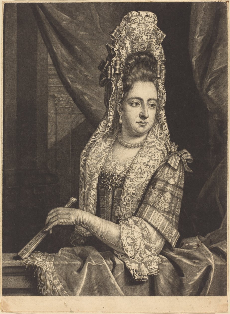 królowa Maria autorstwa John Smith after Jan van der Vaart