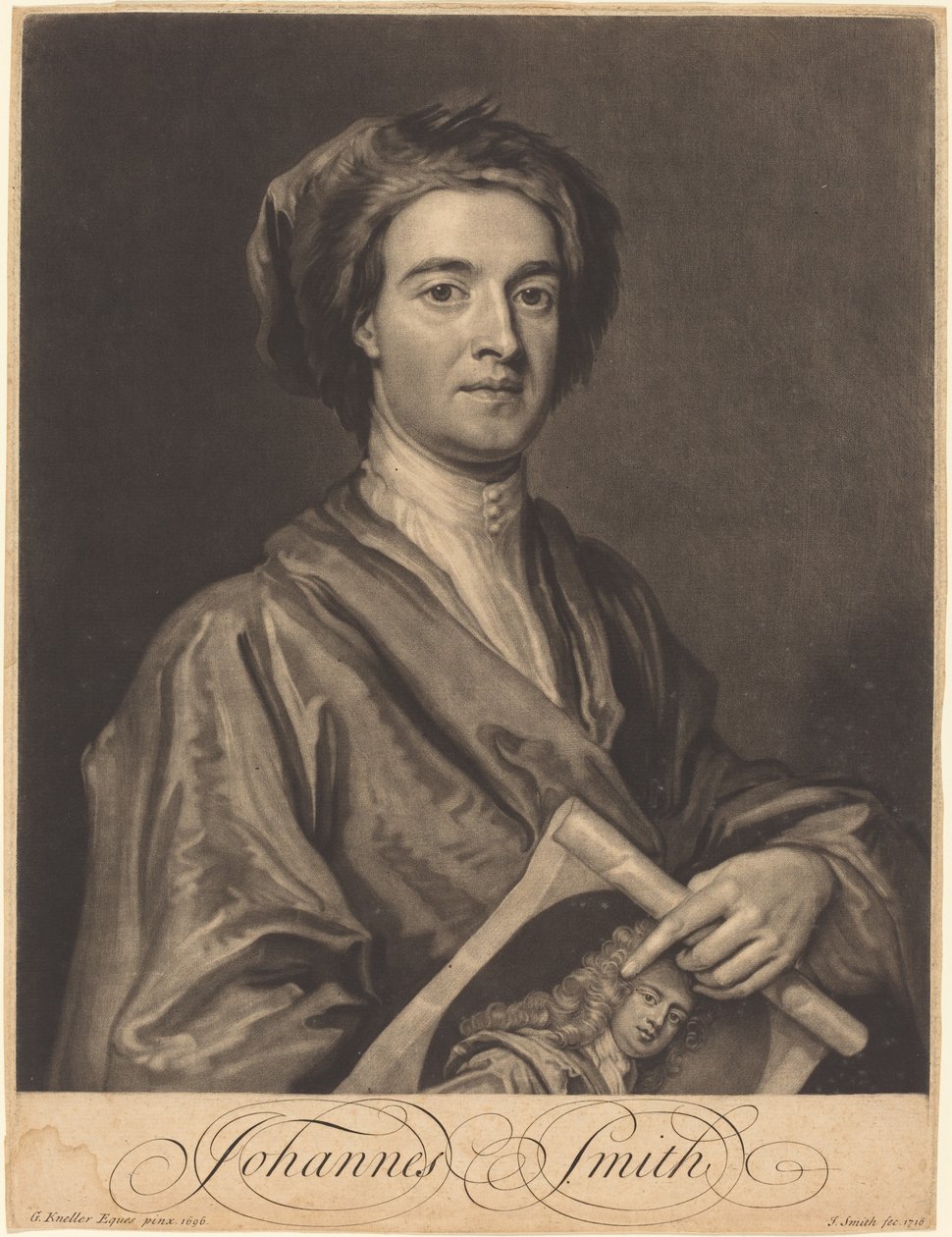 John Smith autorstwa John Smith after Sir Godfrey Kneller