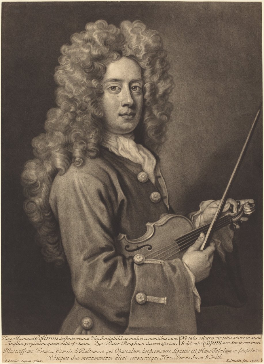 Nicola Cosimo autorstwa John Smith after Sir Godfrey Kneller