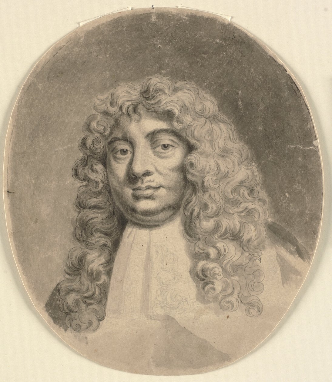 Portret głowy i ramion mężczyzny, po XVII-wiecznym portrecie (Hrabia Lauderdale) autorstwa John Sparrow