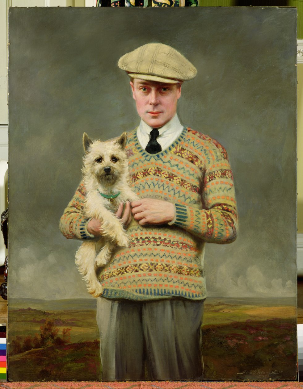 Portret JKW Księcia Walii autorstwa John St. Helier Lander
