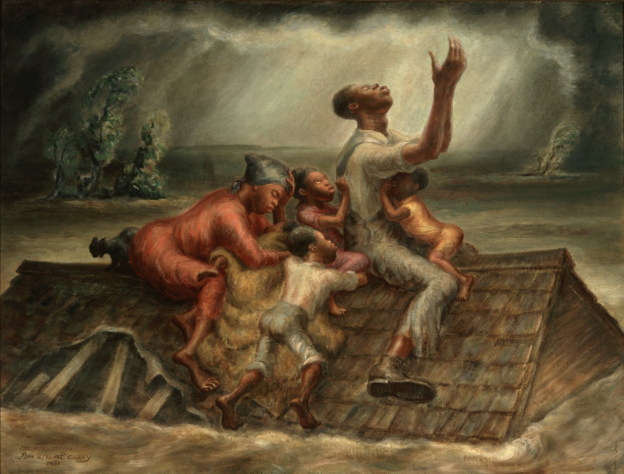 Mississippi autorstwa John Steuart Curry