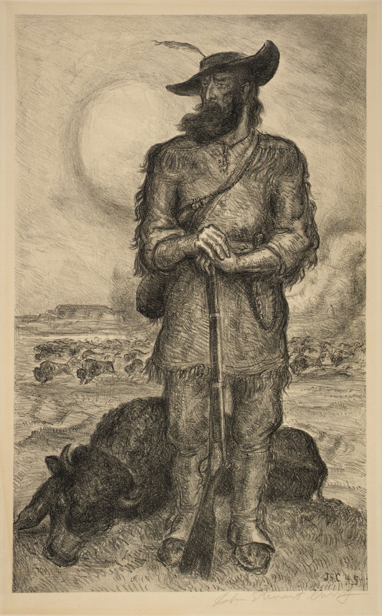 The Plainsman autorstwa John Steuart Curry