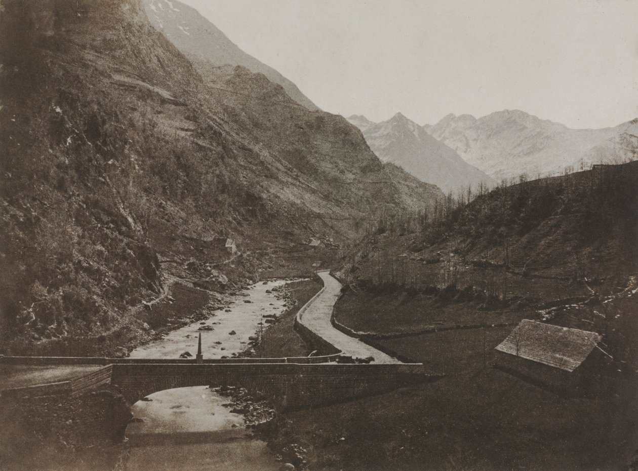 Widok wzdłuż trasy do Luz, Portugalia, 1852-1853. autorstwa John Stewart
