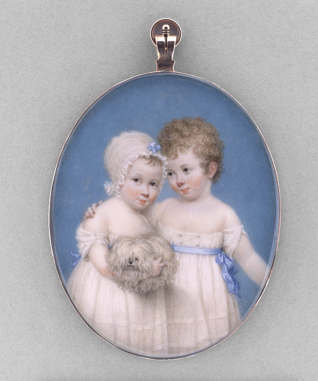 Elizabeth Mary i Augustus William Hillary autorstwa John T. Mitchell