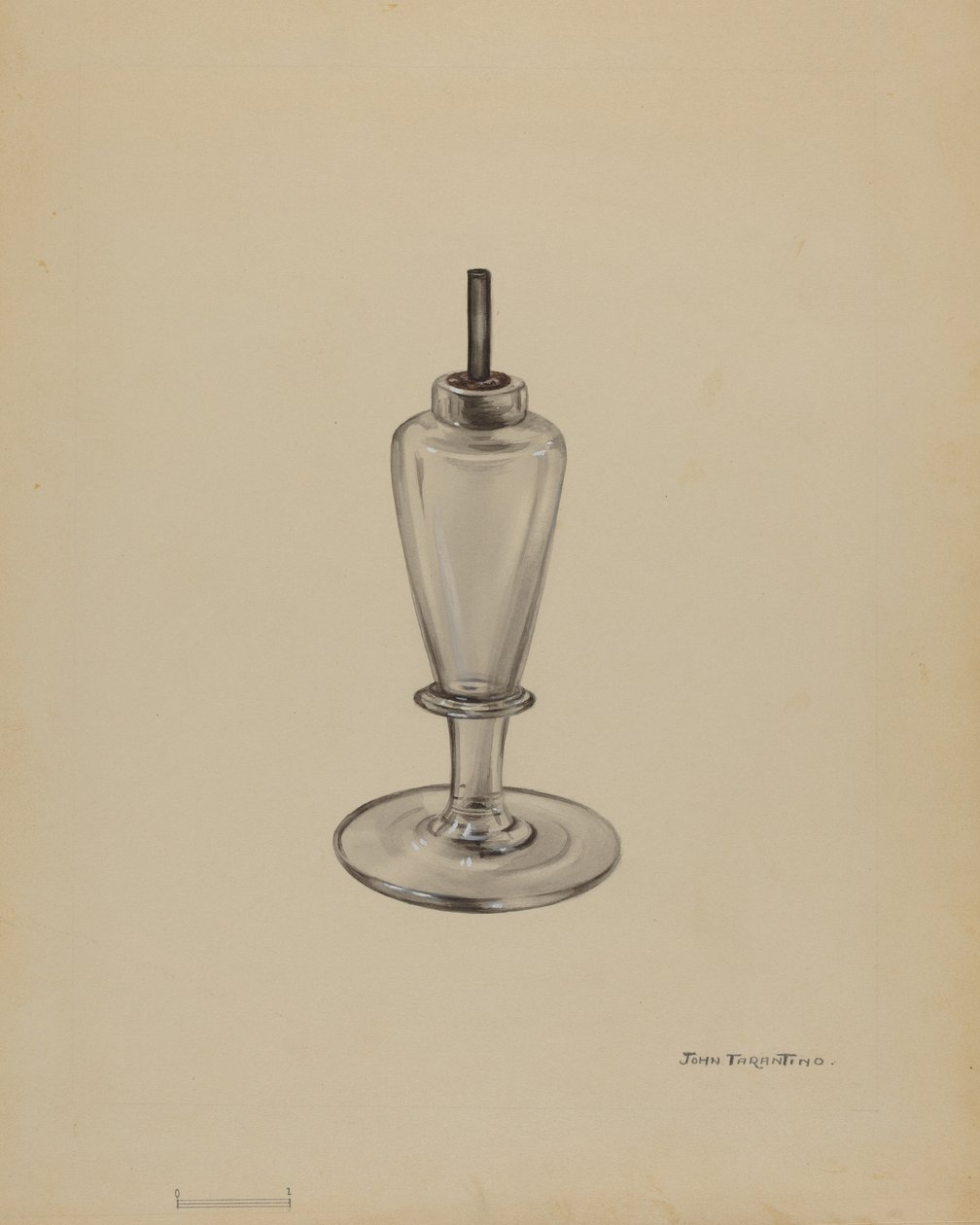 Lampa iskrowa, ok. 1936. autorstwa John Tarantino