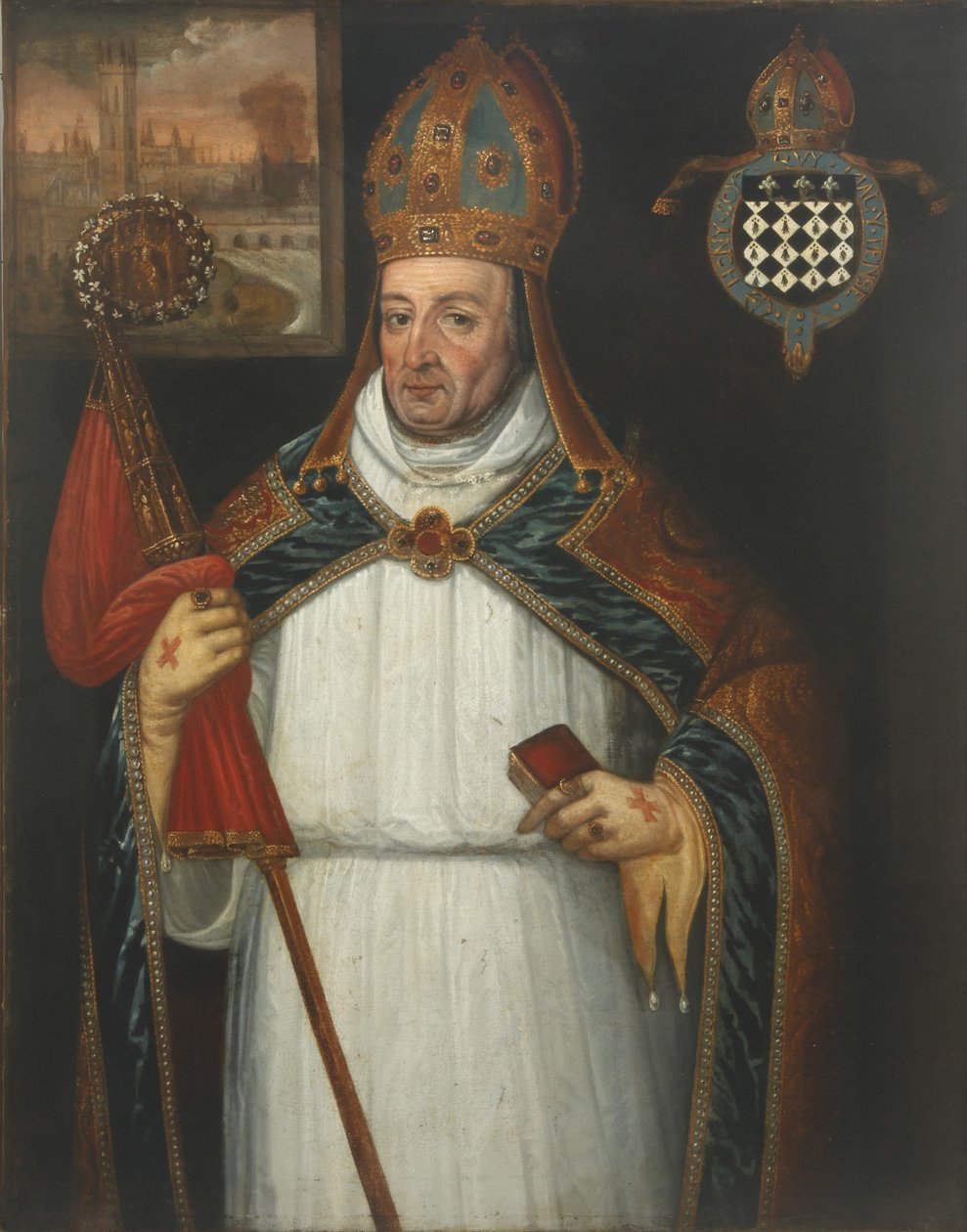 Wilhelm z Waynflete, biskup Winchester, 1669 autorstwa John Taylor