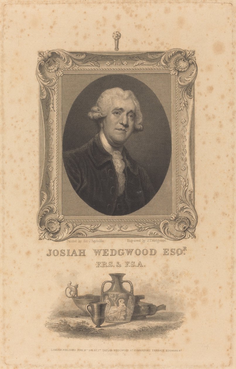 Josiah Wedgewood, Esq. autorstwa John Taylor Wedgwood after Sir Joshua Reynolds