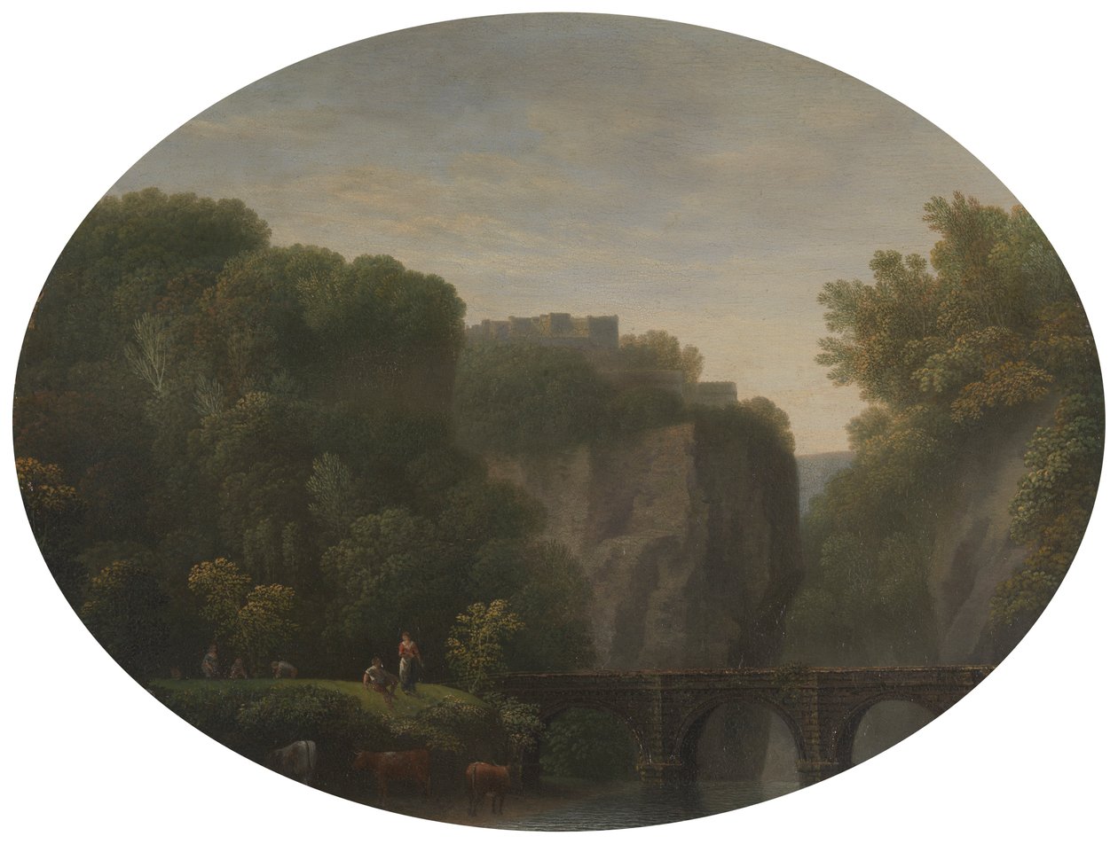 Uma ponte sobre o rio Wyepolish autorstwa John Taylor of Bath