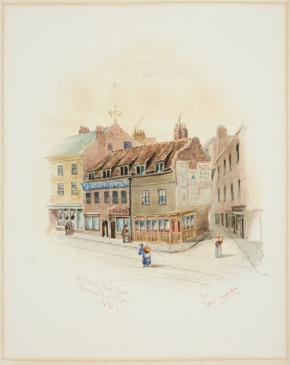 Old House, Pink Lane, Newcastle upon Tyne (kolor nadwozia) autorstwa John Teasdale
