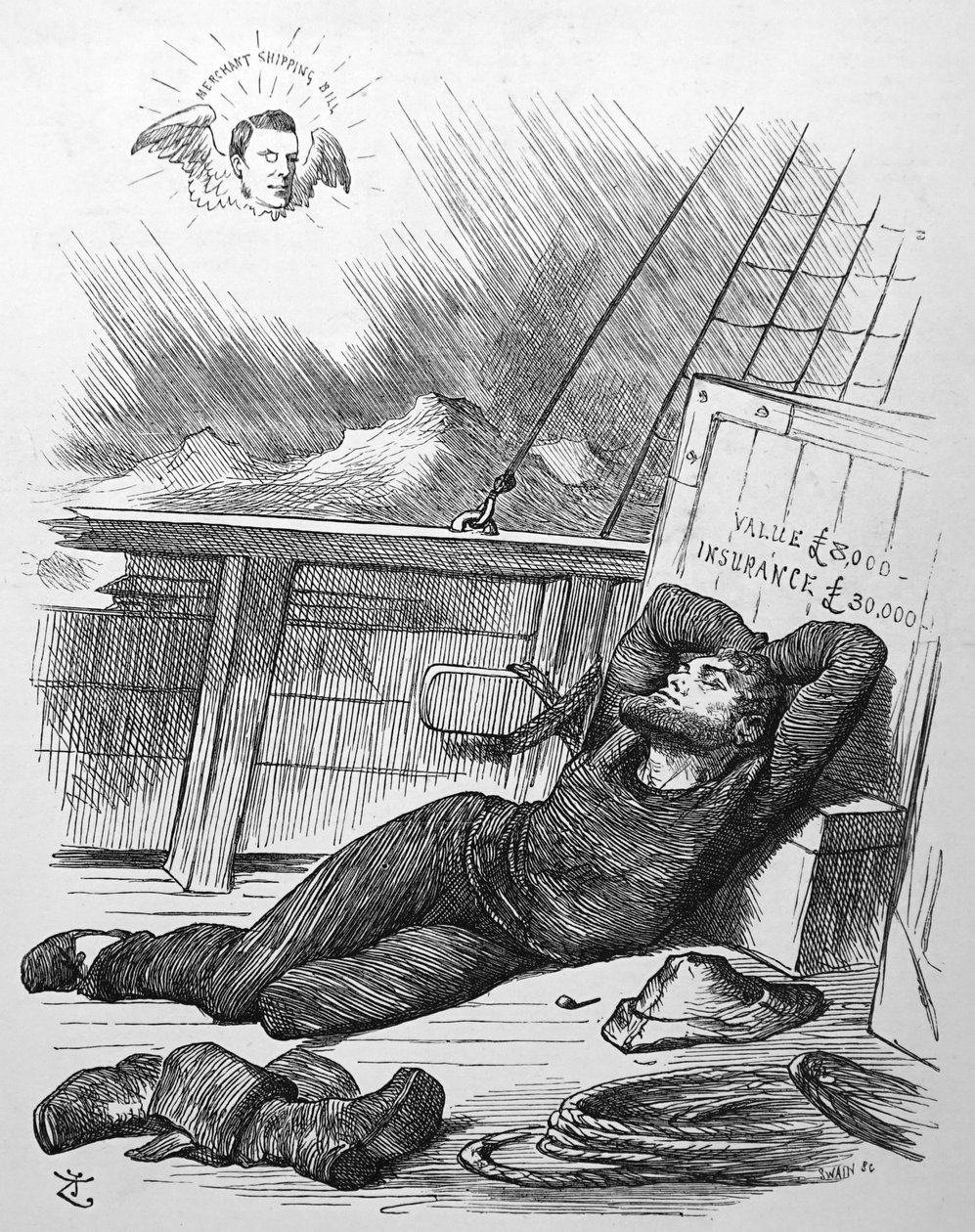 Żeglarz autorstwa John Tenniel