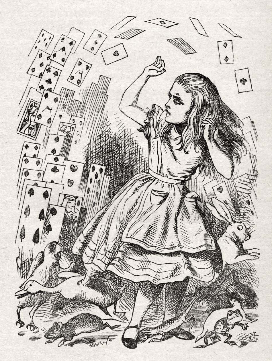 Alicja - powrót z autorstwa John Tenniel