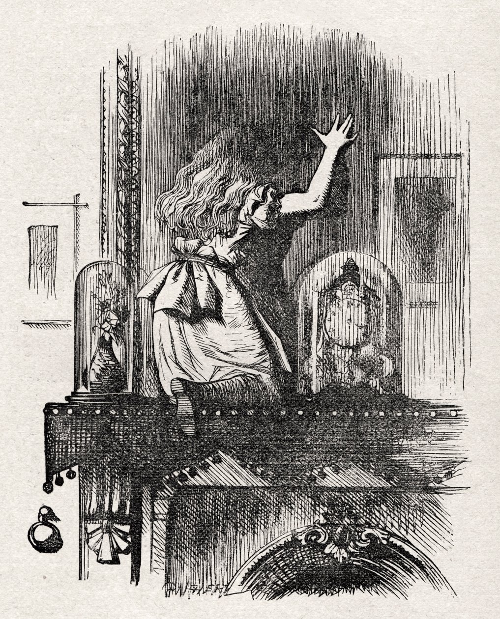 Alicja przez zwierciadło autorstwa John Tenniel