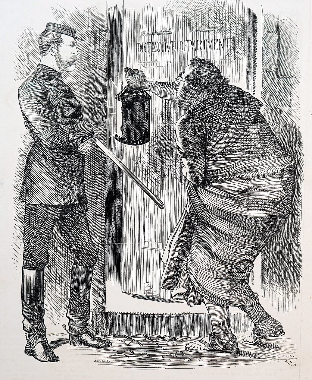Karykatura Johna Tenniela autorstwa John Tenniel