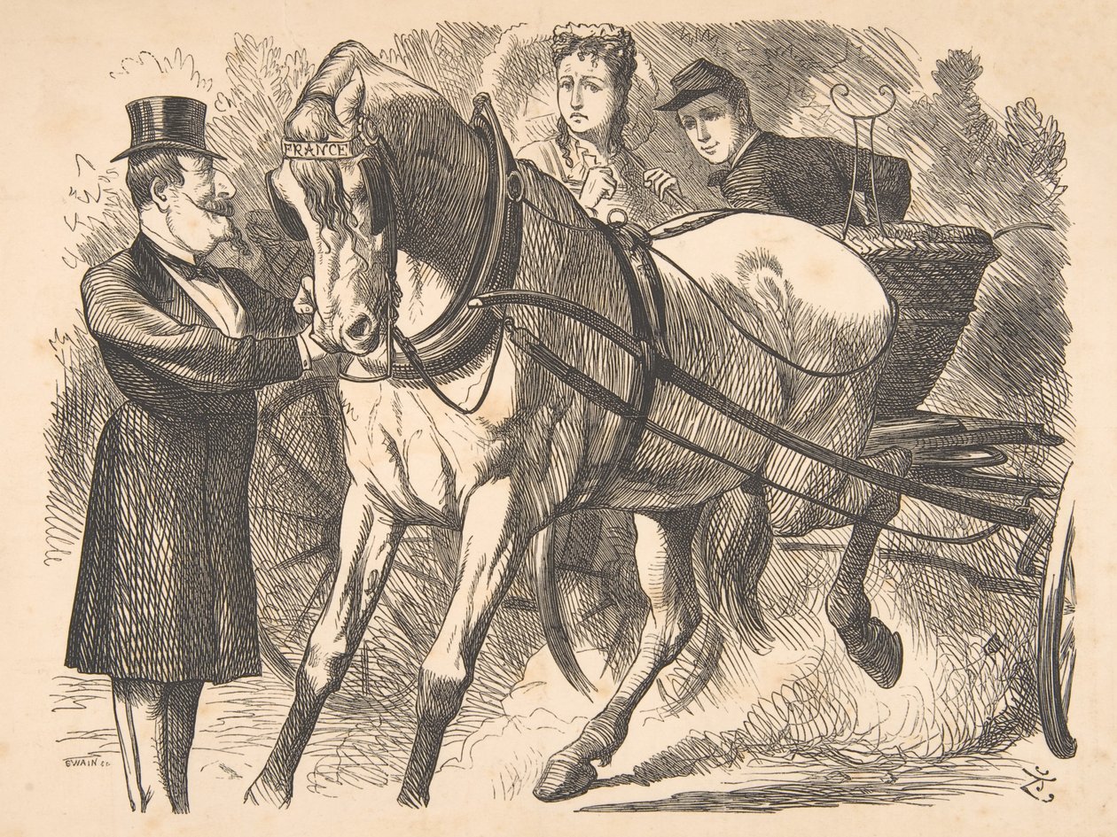 Easing the Curb Punch, 24 lipca 1869, 1869. autorstwa John Tenniel