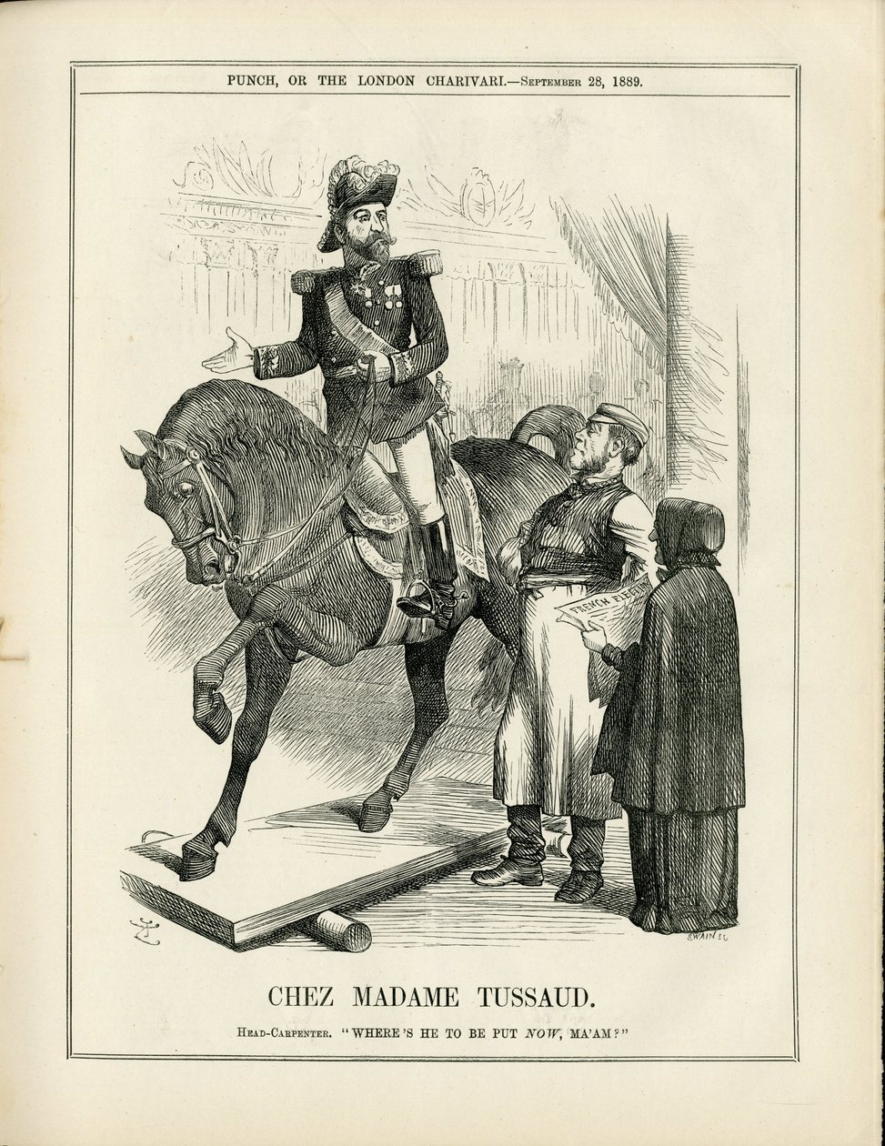 Ilustracja Johna Tenniela (1820-1914) w Punch autorstwa John Tenniel