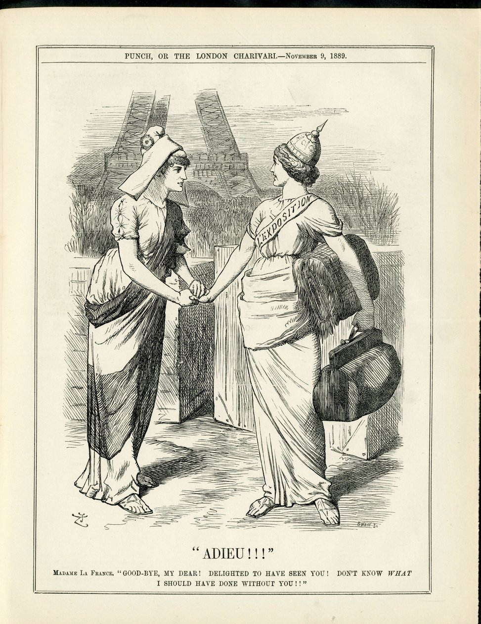 Ilustracja Johna Tenniela (1820-1914) w Punch autorstwa John Tenniel