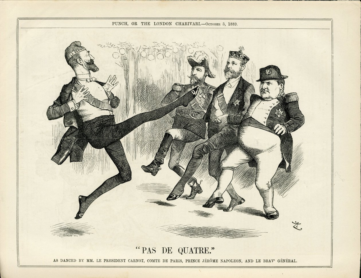 Ilustracja Johna Tenniela (1820-1914) w Punch autorstwa John Tenniel