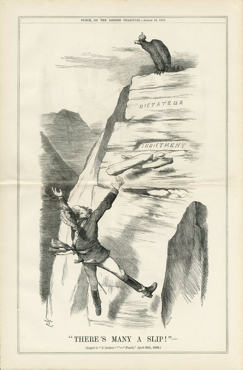 Ilustracja Johna Tenniela (1820-1914) w Punch autorstwa John Tenniel