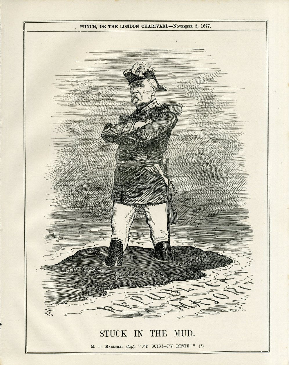Ilustracja Johna Tenniela (1820-1914) w Punch autorstwa John Tenniel