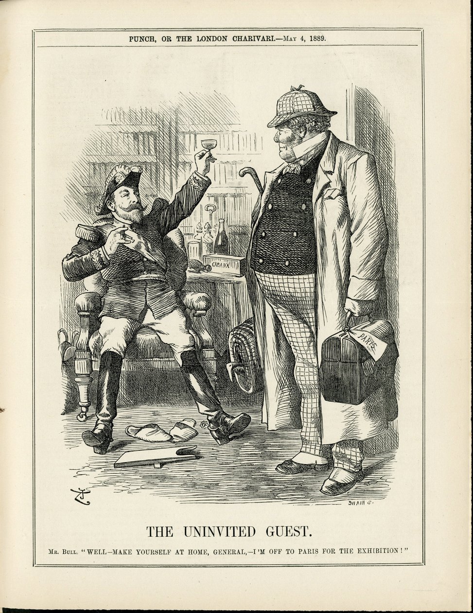 Ilustracja Johna Tenniela (1820-1914) w Punch autorstwa John Tenniel