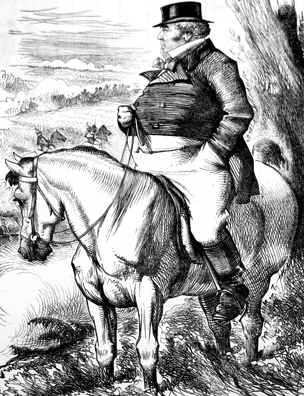 John Bull ogląda jesienne manewry autorstwa John Tenniel